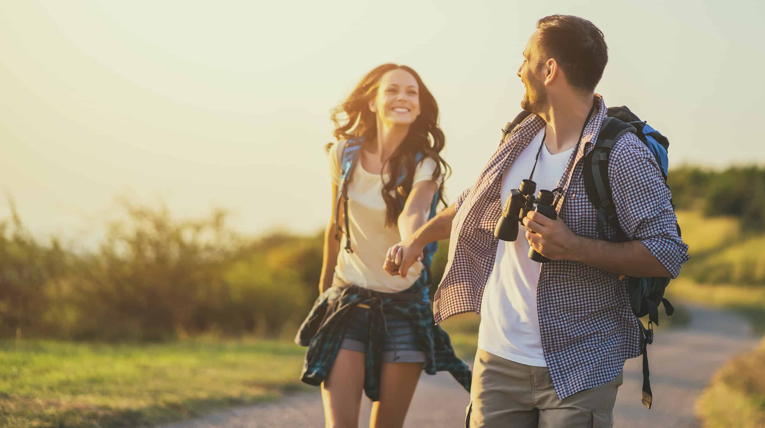 Couple with Binoculars