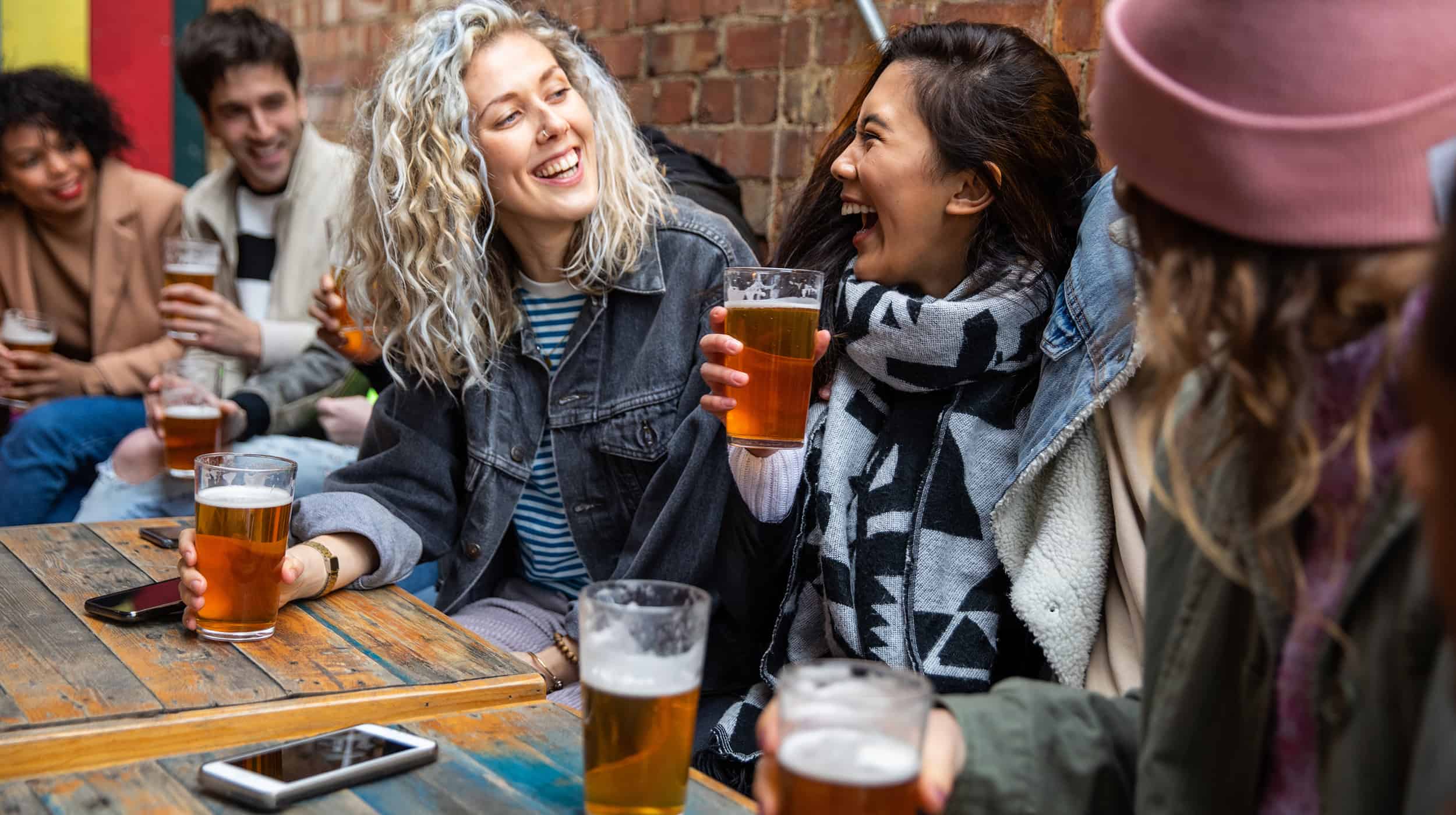 Friends Drinking Beer