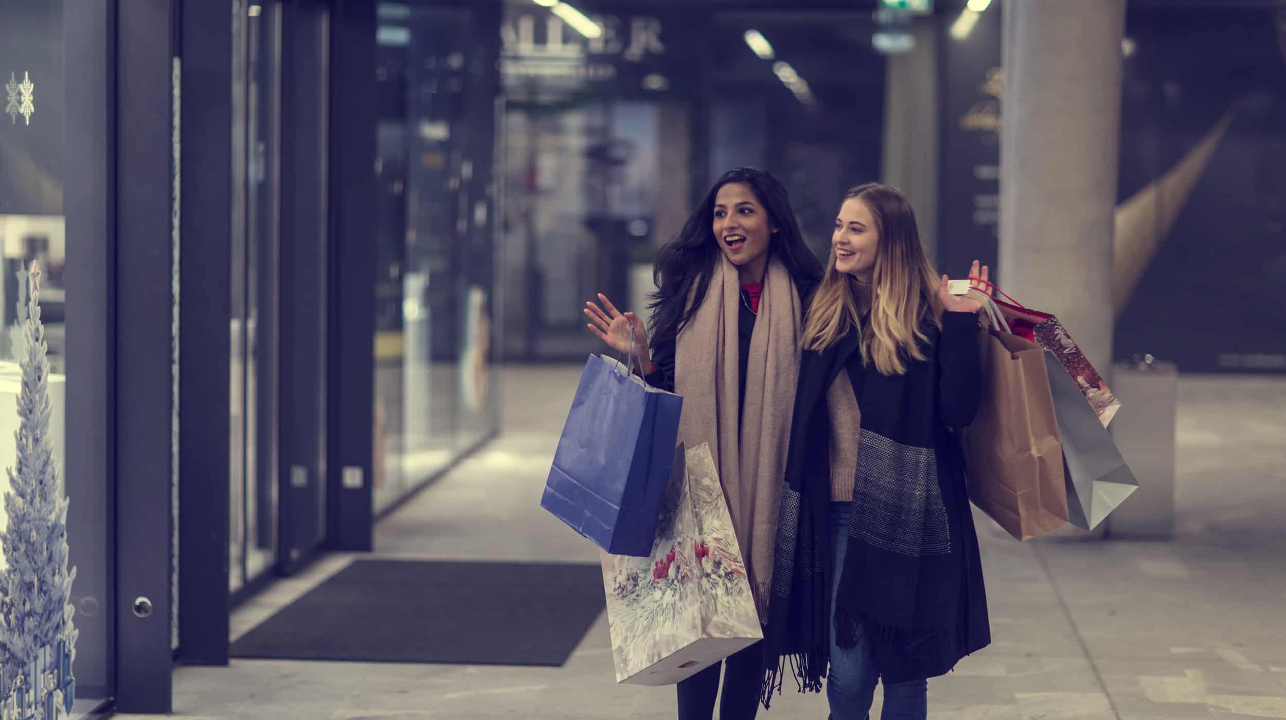 Women shopping